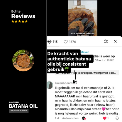 100% Raw Batana Oil (haarolie)