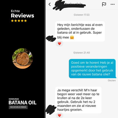 100% Raw Batana Oil (haarolie)